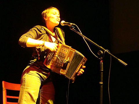 Anne Niepold in der Theaterwerkstatt